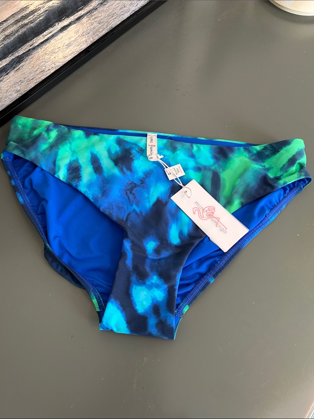 Mimi Flamingo NWT Swim Bottom.  Size 8.
